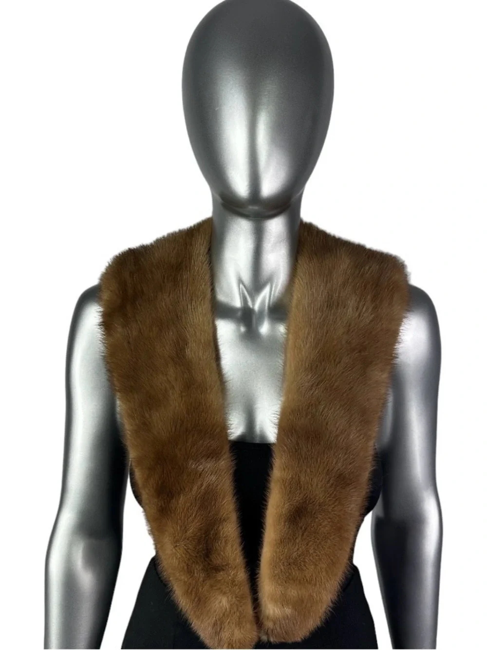 PASTEL MINK Collar, 44” L, Certified Vintage Fur